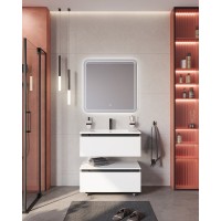 Комод Cezares Slider-800-1C-PI-BO, 80 см, напольный/подвесной, Bianco Opaco