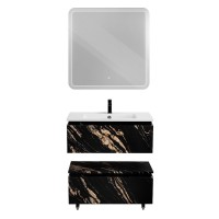 Комод Cezares Slider-800-1C-PI-NF-P, 80 см, напольный/подвесной, черный фьюжн