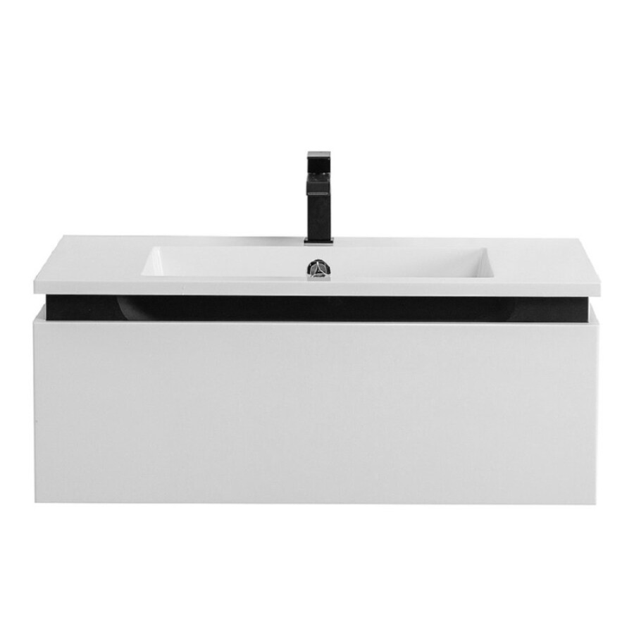 Тумба под раковину Cezares Slider-800-1C-SO-BO, 80 см, подвесная, Bianco Opaco