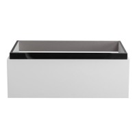 Тумба под раковину Cezares Slider-800-1C-SO-BO, 80 см, подвесная, Bianco Opaco