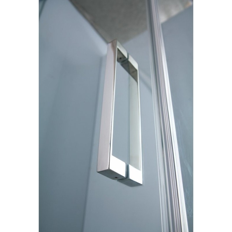 Душевой уголок Cezares Slider-AH-1-80-100/110-C-Cr, 80 x 100 см, стекло прозрачное, профиль хром