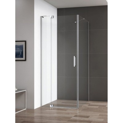 Душевой уголок Cezares Slider SLIDER-AH-1-90-70/80-C-Cr, 90 x 70/80 x 195 см, стекло прозрачное, профиль хром