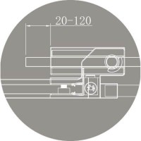 Душевой уголок Cezares SLIDER-AH-1-80/90-90-C-Cr, 90 х 80 см (с возможностью регулировки 10 см) стекло прозрачное, профиль хром