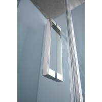Душевой уголок Cezares Slider-AH-2-70/80-80/90-C-Cr, 70 x 80 см, стекло прозрачное, профиль хром