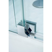 Душевой уголок Cezares Slider-AH-2-70/80-80/90-C-Cr, 70 x 80 см, стекло прозрачное, профиль хром