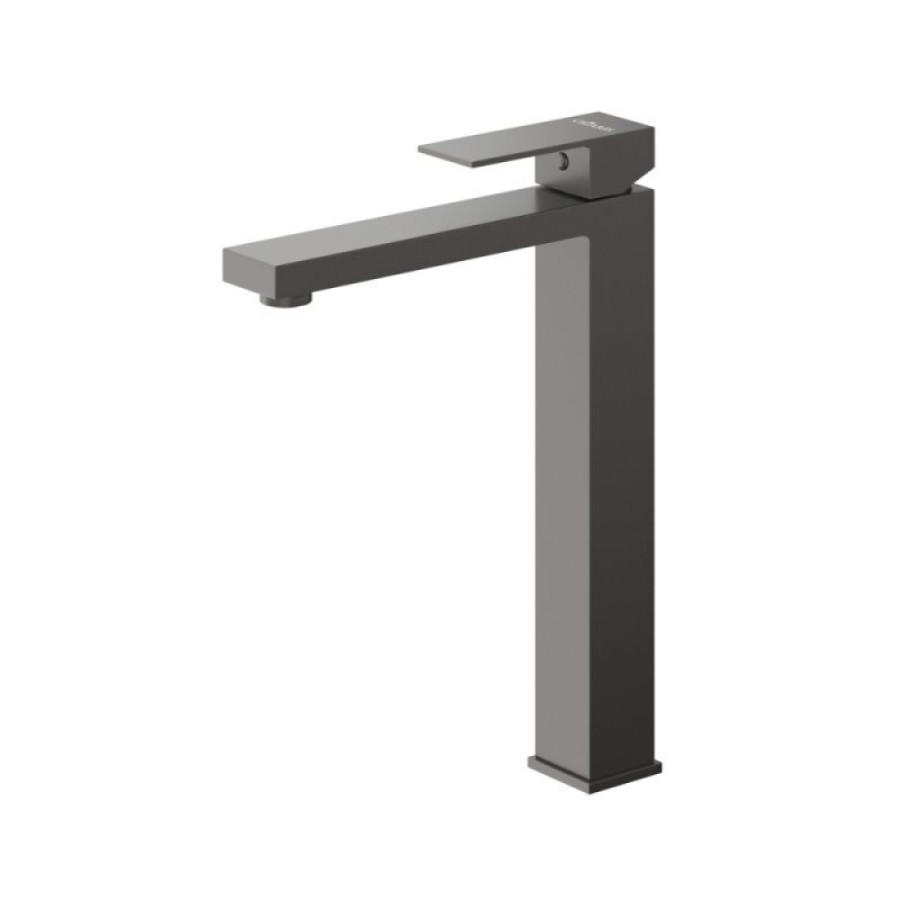 Смеситель для раковины Cezares SLIDER-LC-GM-W0, оружейная сталь
