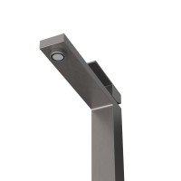 Смеситель для раковины Cezares SLIDER-LC-GM-W0, оружейная сталь