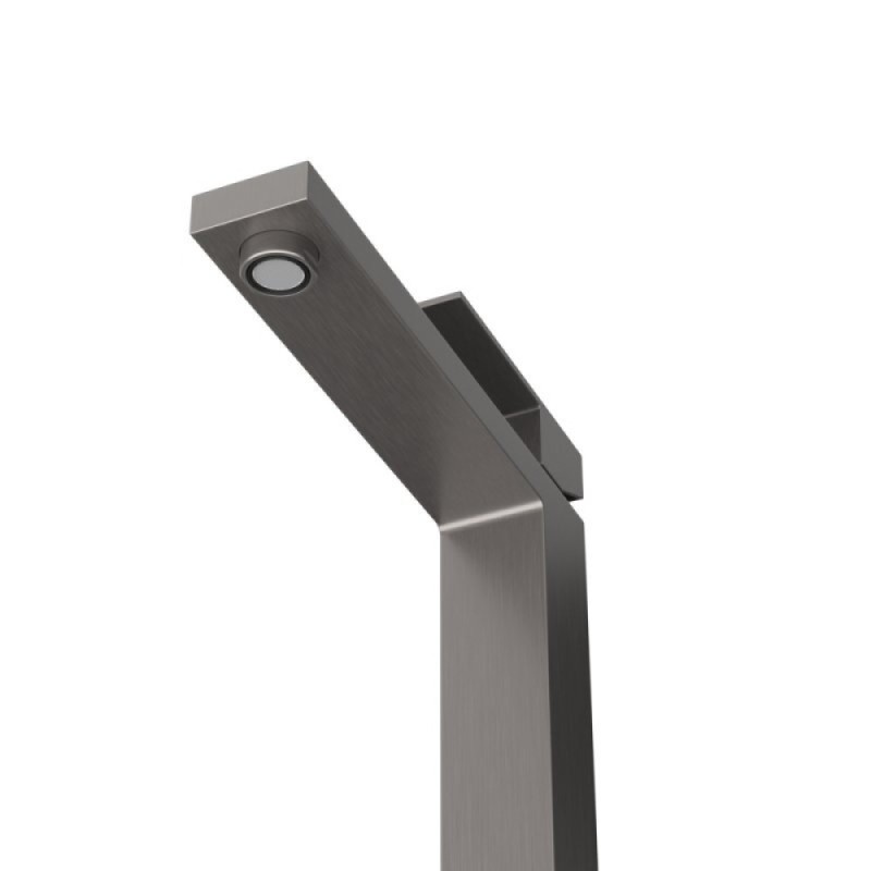 Смеситель для раковины Cezares SLIDER-LC-GM-W0, оружейная сталь