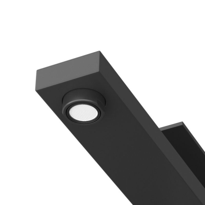 Смеситель для раковины Cezares SLIDER-LC-NOP-W0, черный матовый