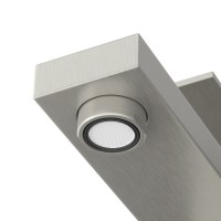 Смеситель для раковины Cezares SLIDER-LS-IN, с донным клапаном, сатин
