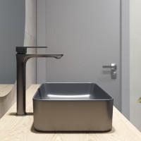 Смеситель Iddis Slide SLIGM01i01 для раковины, графит