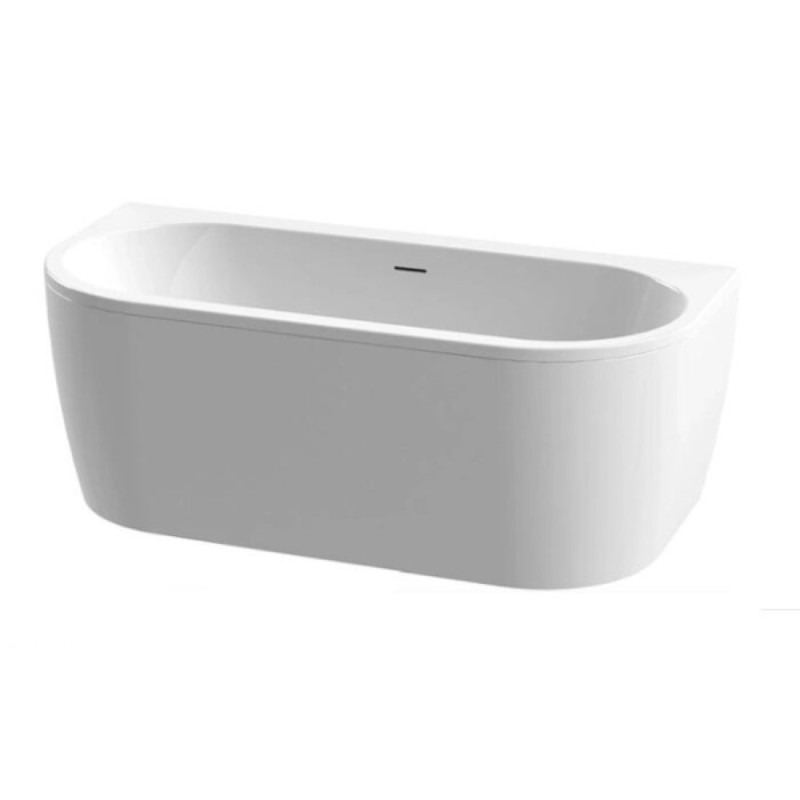 Ванна акриловая Cezares Slim Wall-180-80-44-W37, 180 x 80 см, белый