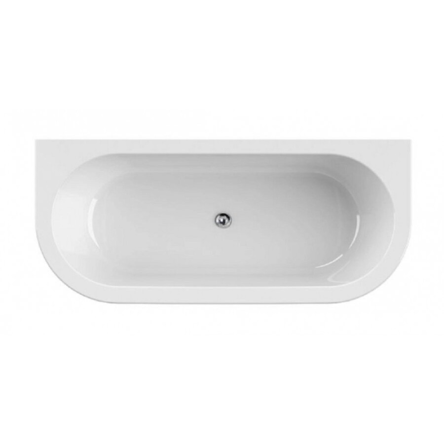 Ванна акриловая Cezares Slim Wall-180-80-44-W37, 180 x 80 см, белый