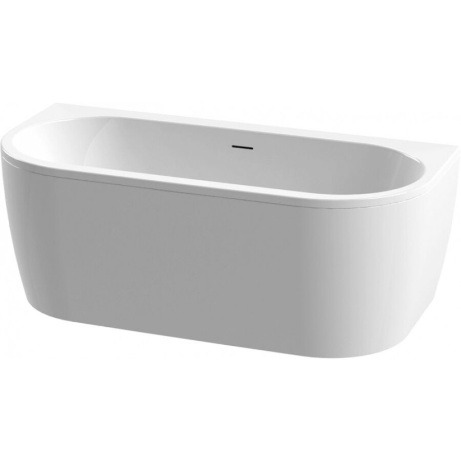 Ванна акриловая Cezares Slim Wall, 180 х 79 см, белая фронтальная панель, чаша белая, SLIM WALL-180-80-60-W37-SET
