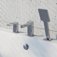 Смеситель Iddis Slide SLISB30i07 на борт ванны, цвет хром