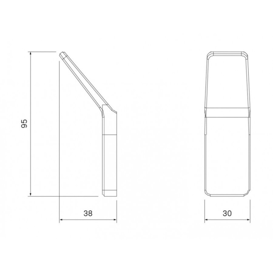 Крючок одинарный Iddis Slide SLISC10i41 хром
