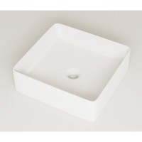 Раковина Iddis Slide SLIWM01i27 36 см, накладная, белый матовый