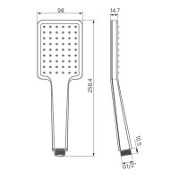 Смеситель Iddis Slide SLIWT00i02 для ванны, белый матовый