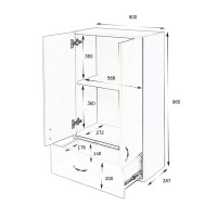 Шкаф подвесной Orange Смайл SM-60SR1, 60 см, Smart Pack, цвет белый