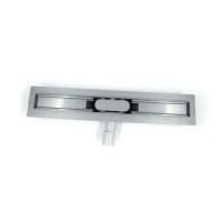 Дренажный канал Timo Smart 80 см с решеткой Single Gap, цвет сталь, SM-GG80-LS40(DRY)