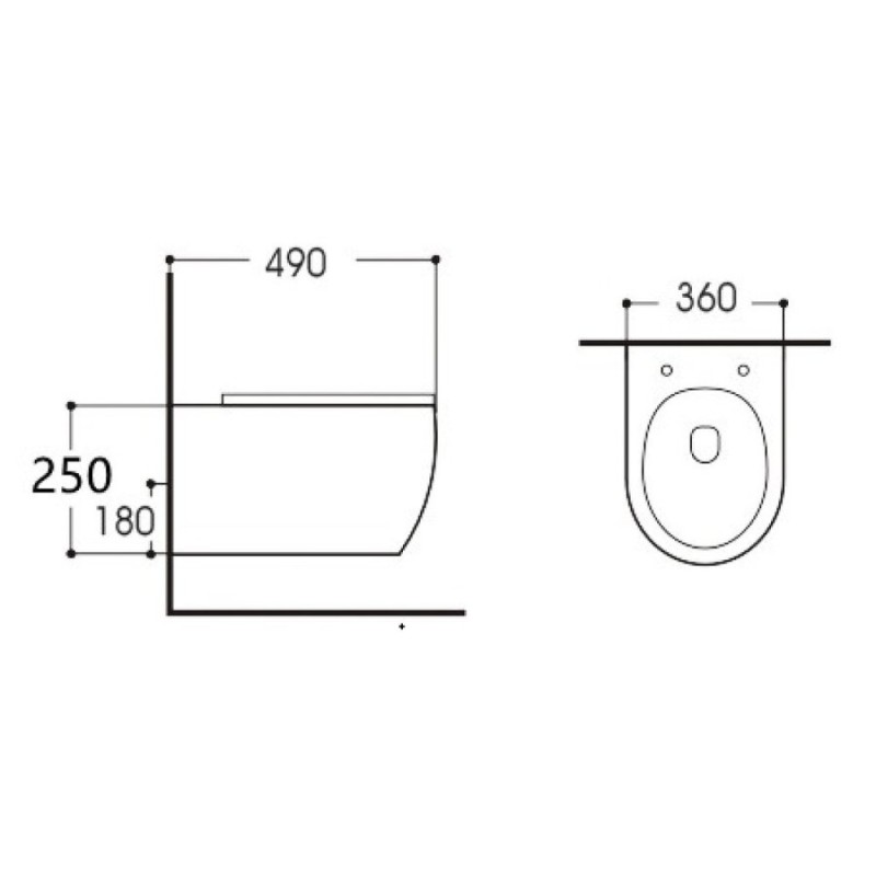 Подвесной безободковый унитаз Aquanet Smart 276395 W, крышка микролифт, Slimseat, цвет белый