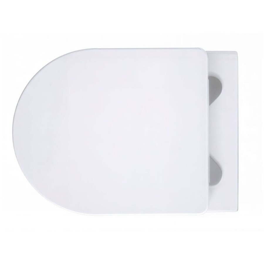 Подвесной безободковый унитаз Aquanet Smart 276395 W, крышка микролифт, Slimseat, цвет белый