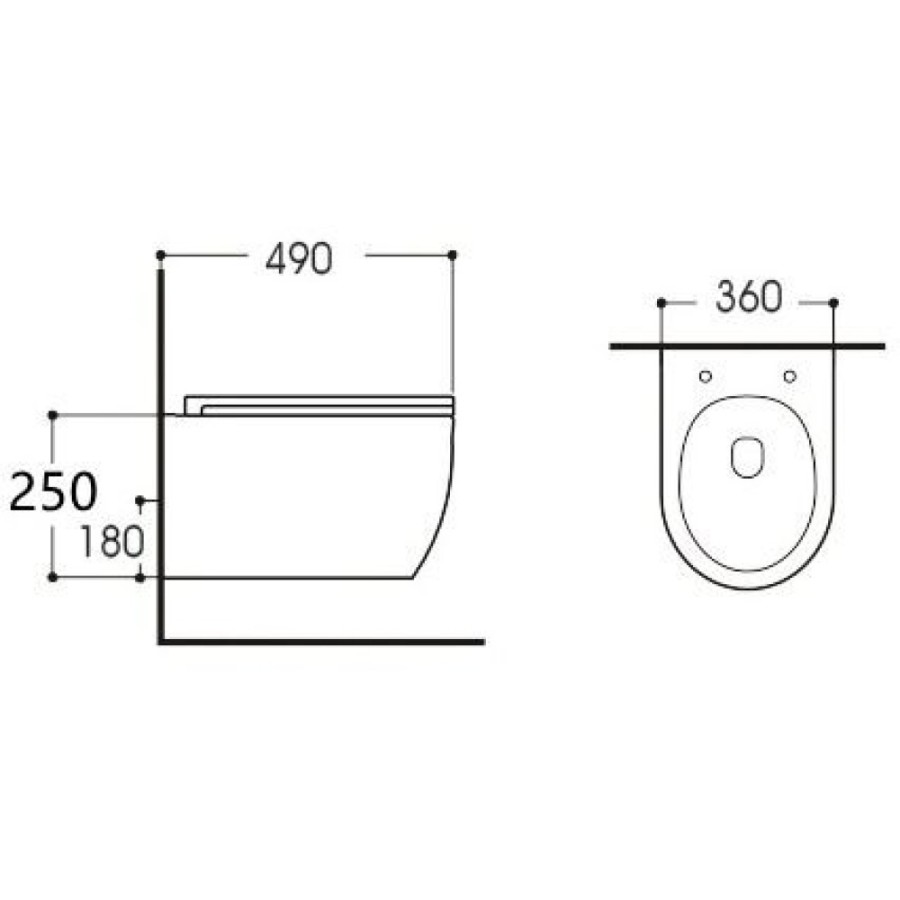 Подвесной безободковый унитаз Aquanet Smart W Tornado, 332172, крышка микролифт, цвет белый