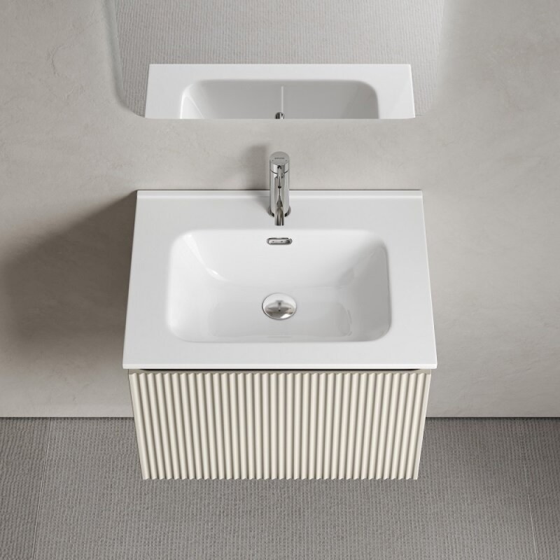 Тумба под раковину Sancos SNOB R 1.0, SNR1.060CE, 60 см, подвесная, Beige Soft