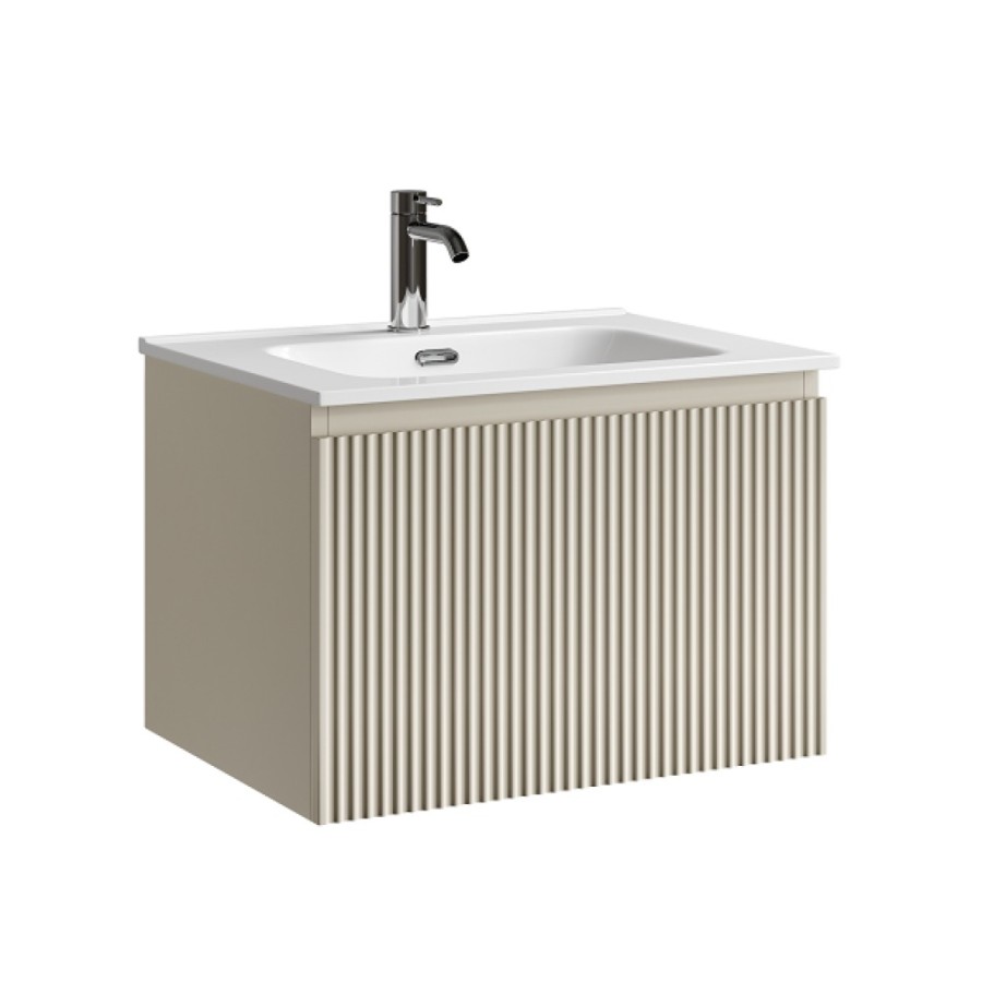 Тумба под раковину Sancos SNOB R 1.0, SNR1.060CE, 60 см, подвесная, Beige Soft