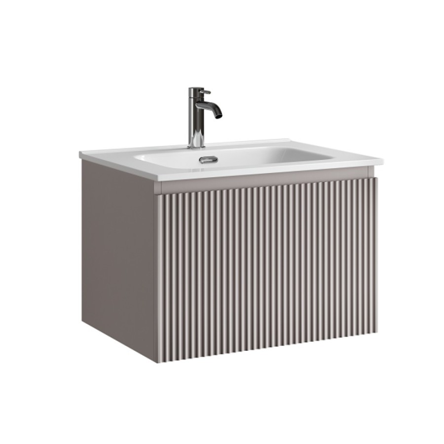 Тумба под раковину Sancos SNOB R 1.0, SNR1.060SM, 60 см, подвесная, Doha Soft