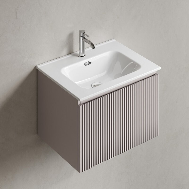 Тумба под раковину Sancos SNOB R 1.0, SNR1.060SM, 60 см, подвесная, Doha Soft