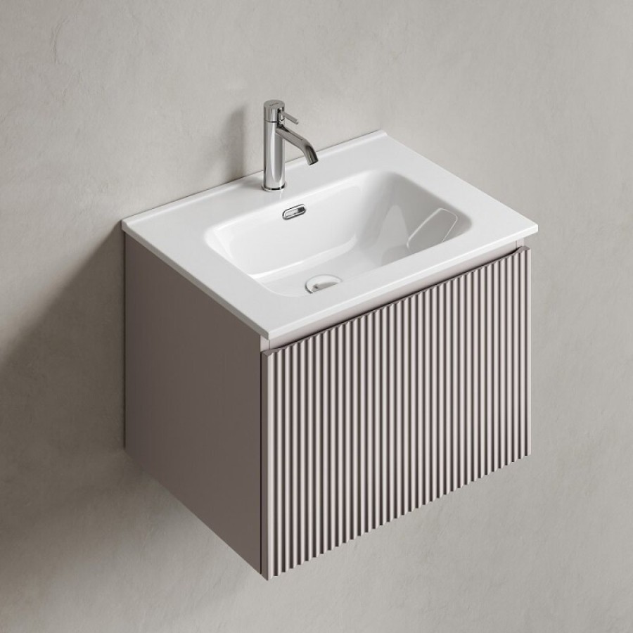 Тумба под раковину Sancos SNOB R 1.0, SNR1.060SM, 60 см, подвесная, Doha Soft