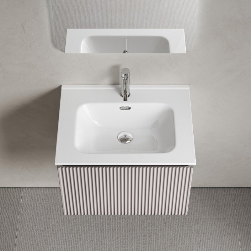 Тумба под раковину Sancos SNOB R 1.0, SNR1.060SM, 60 см, подвесная, Doha Soft
