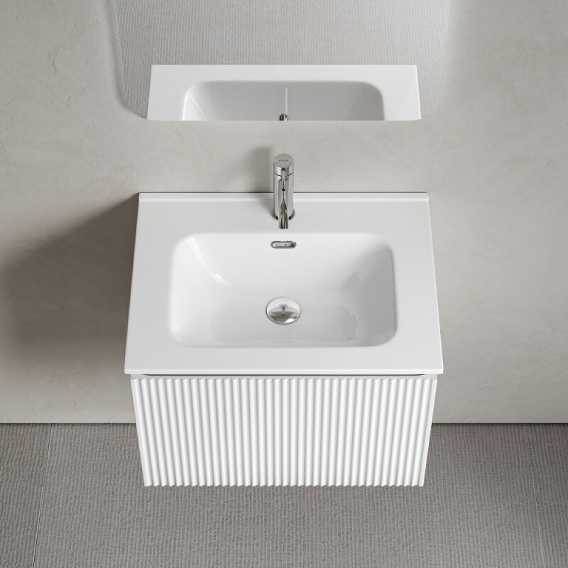 Тумба под раковину Sancos SNOB R 1.0, SNR1.060W, 60 см, подвесная, Bianco