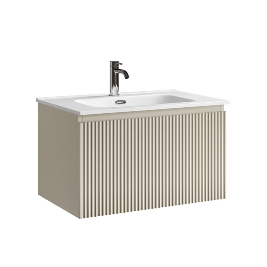 Тумба под раковину Sancos SNOB R 1.0, SNR1.070CE, 70 см, подвесная, Beige Soft