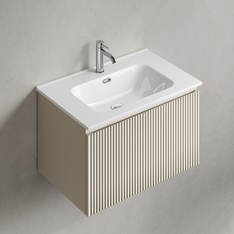 Тумба под раковину Sancos SNOB R 1.0, SNR1.070CE, 70 см, подвесная, Beige Soft