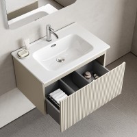 Тумба под раковину Sancos SNOB R 1.0, SNR1.070CE, 70 см, подвесная, Beige Soft