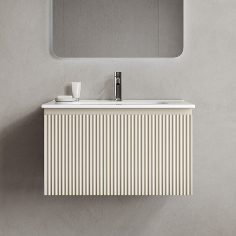 Тумба под раковину Sancos SNOB R 1.0, SNR1.070CE, 70 см, подвесная, Beige Soft