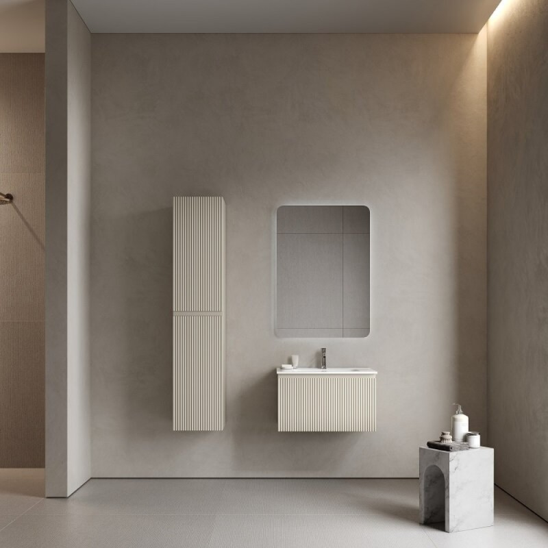 Тумба под раковину Sancos SNOB R 1.0, SNR1.070CE, 70 см, подвесная, Beige Soft