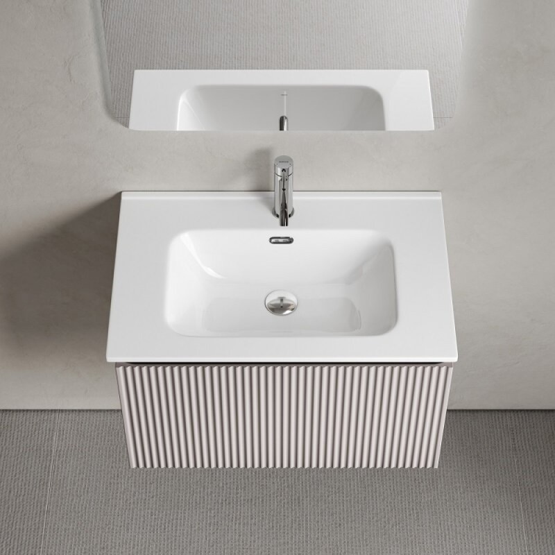 Тумба под раковину Sancos SNOB R 1.0, SNR1.070SM, 70 см, подвесная, Doha Soft