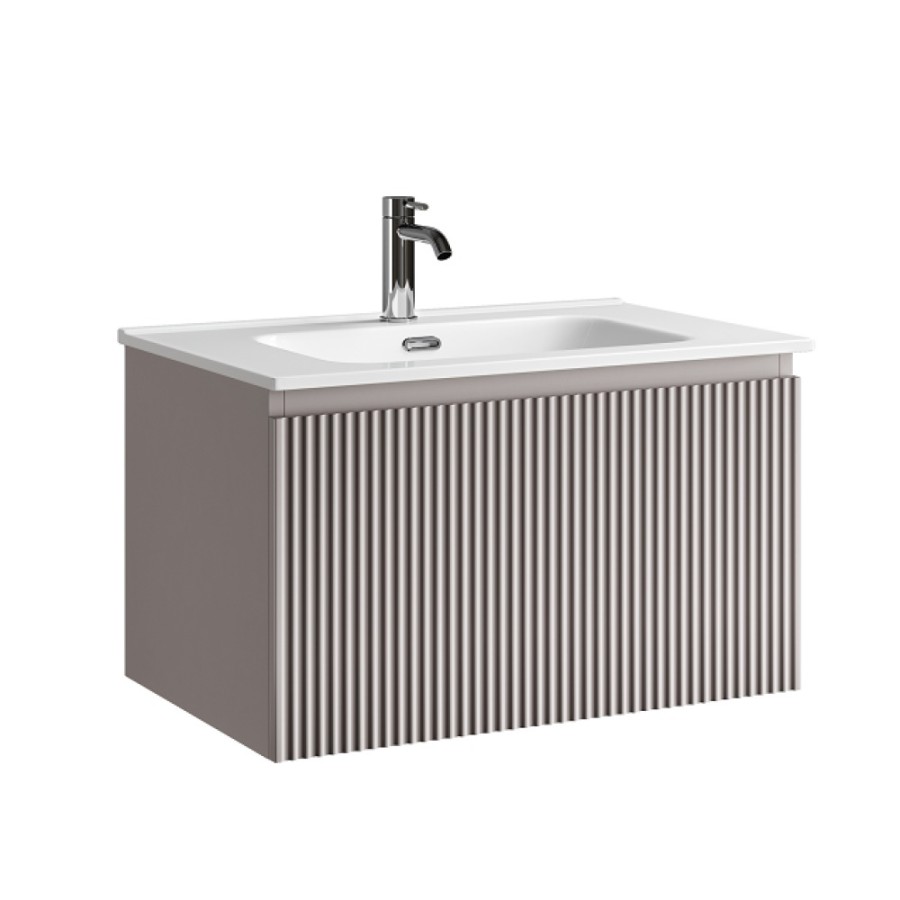Тумба под раковину Sancos SNOB R 1.0, SNR1.070SM, 70 см, подвесная, Doha Soft