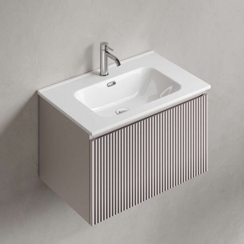 Тумба под раковину Sancos SNOB R 1.0, SNR1.070SM, 70 см, подвесная, Doha Soft