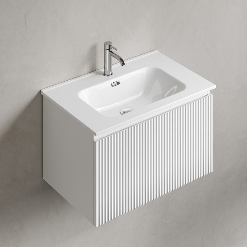 Тумба под раковину Sancos SNOB R 1.0, SNR1.070W, 70 см, подвесная, Bianco