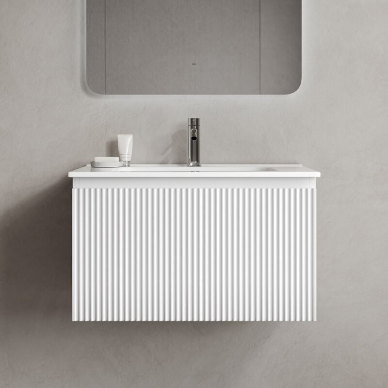 Тумба под раковину Sancos SNOB R 1.0, SNR1.070W, 70 см, подвесная, Bianco