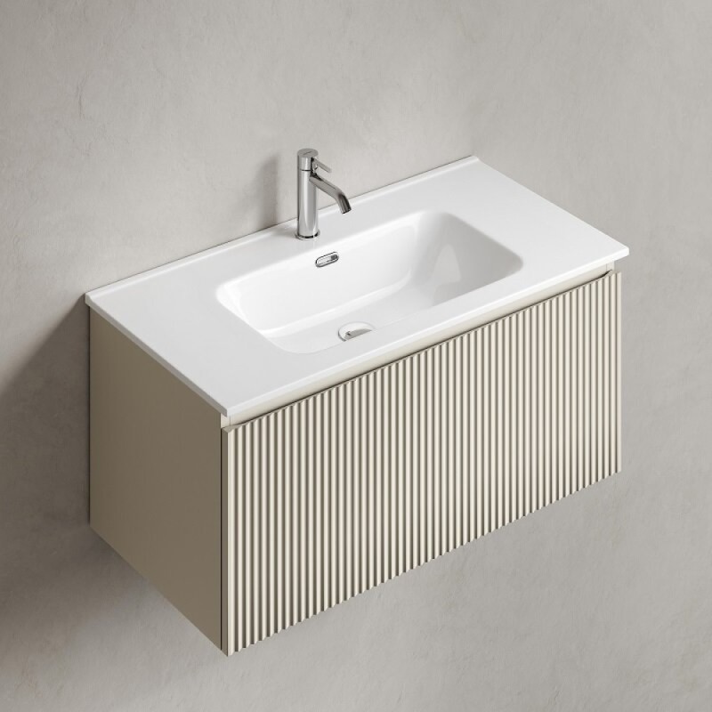 Тумба под раковину Sancos SNOB R 1.0, SNR1.090CE, 90 см, подвесная, Beige Soft