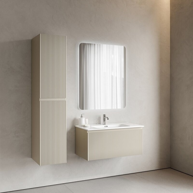 Тумба под раковину Sancos SNOB R 1.0, SNR1.090CE, 90 см, подвесная, Beige Soft
