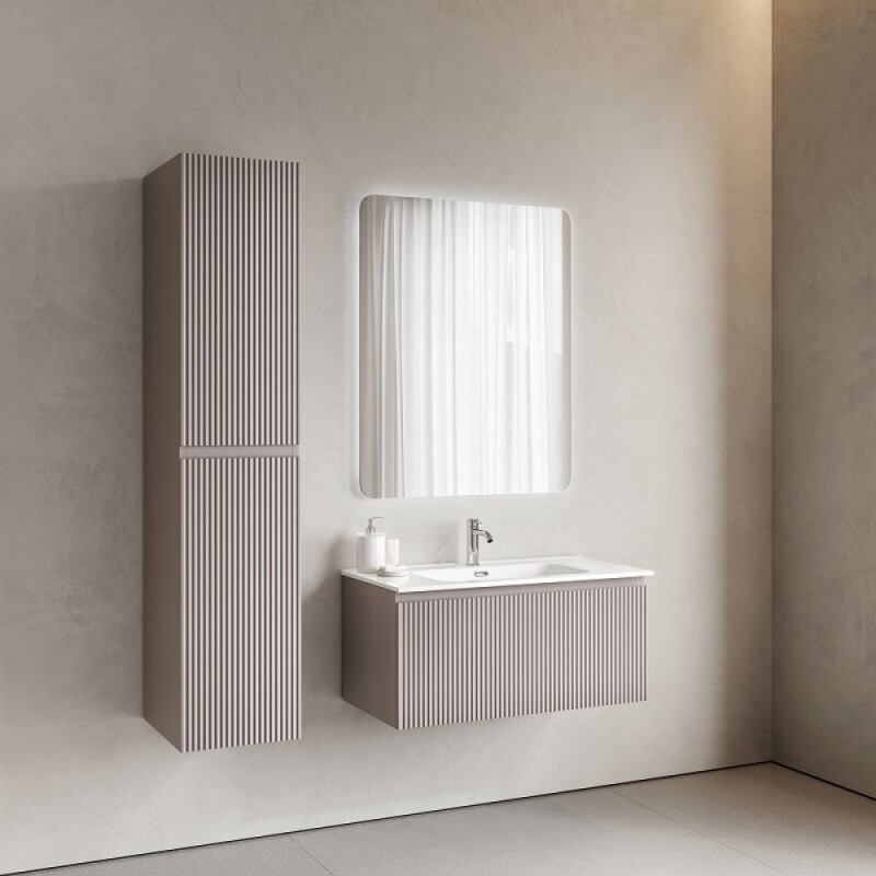 Тумба под раковину Sancos SNOB R 1.0, SNR1.090SM, 90 см, подвесная, Doha Soft