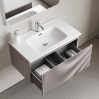 Тумба под раковину Sancos SNOB R 1.0, SNR1.080SM, 80 см, подвесная, Doha Soft