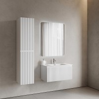 Тумба под раковину Sancos SNOB R 1.0, SNR1.080W, 80 см, подвесная, Bianco