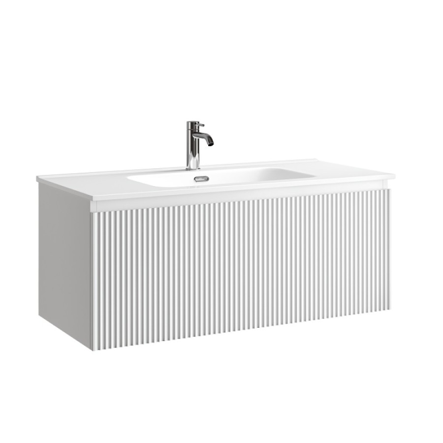 Тумба под раковину Sancos SNOB R 1.0, SNR1.0100W, 100 см, подвесная, Bianco